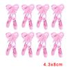 10PCS Wholesale Pink Bow Crown Lips Embroidery Patches For Clothing DIY Thermoadhesive Patches On Clothes Iron On Patch Backpack