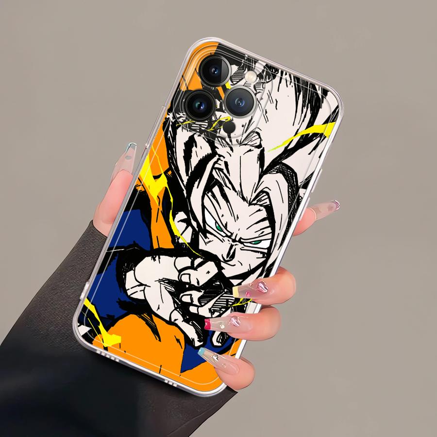 Hot Anime Dragonballs New Soft Phone Cover Case for iPhone 17 Pro Max 7 8 XR 13 Pro 15 12 Mini 11 XS Max 14 Plus 16 Air