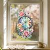 Kreative Aquarell-Blumen-Glasfensteraufkleber für Arbeitszimmer, Schlafzimmer, Badezimmer und Balkone