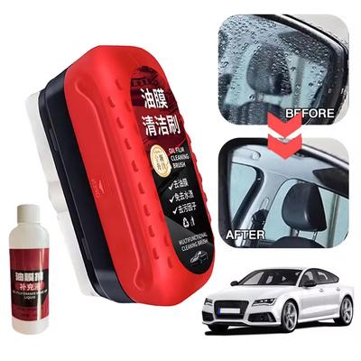 Car Glass Oil Film Remover Automotive Sponge Cleaning Brush Windshield Oil Film Cleaner Glass Polishing Agent For Car Cleaning