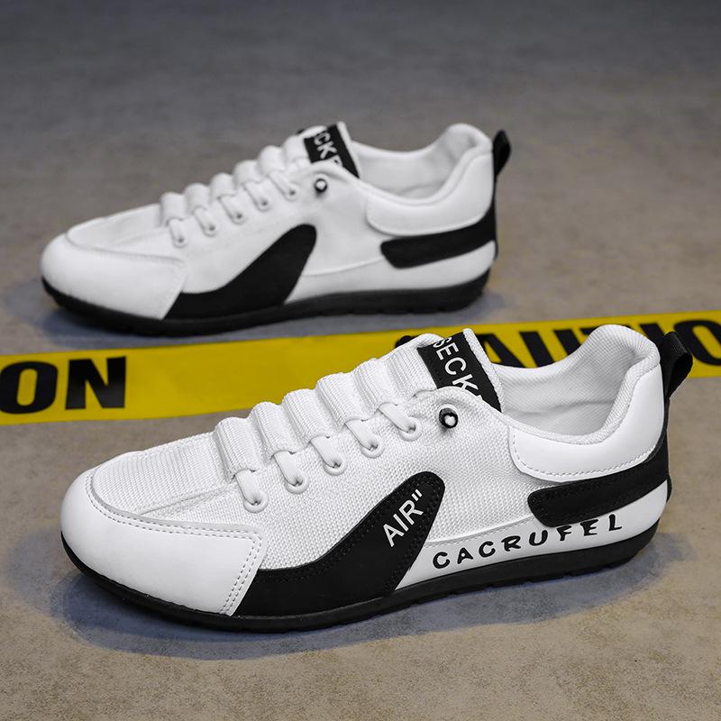 Doudou Shoes Men's Summer New Breathable Korean Version of Versatile Trend One-pedal Low-top Mesh Casual Running Shoes