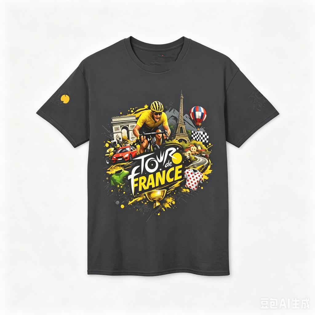 Tour De France Bicycle Race Tshirt Cycling Champion Jersey 2026 Summer New Unisex Unisex Cotton Oversized Tshirt Streetwear Y2K