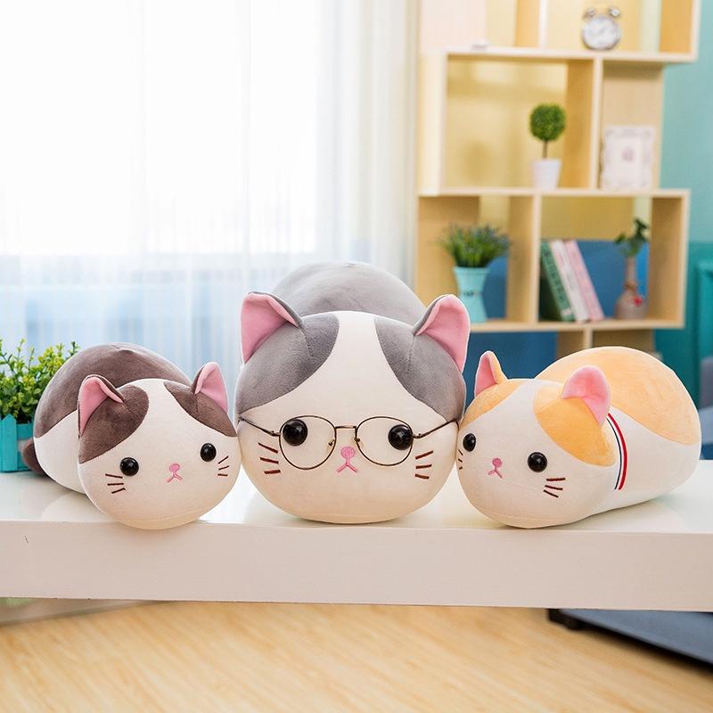 Soft Plush Toy 35/50cm Adorable Lovely Cat Giant Stuffed Animal Doll Pillow Gift