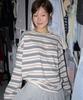 RONRON Stripe Lettering Long Sleeve Ivory