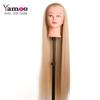 65CM/80CM Weiblicher Kopf Puppenfrisuren Schaufensterpuppe Friseur Styling Trainingskopf für Friseure Kunsthaar Schaufensterpuppenkopf
