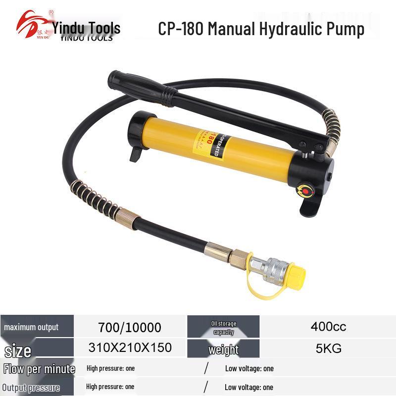 

Portable Ultra-High Pressure Hydraulic Hand Pump CP-700 Manual Pump CP-180