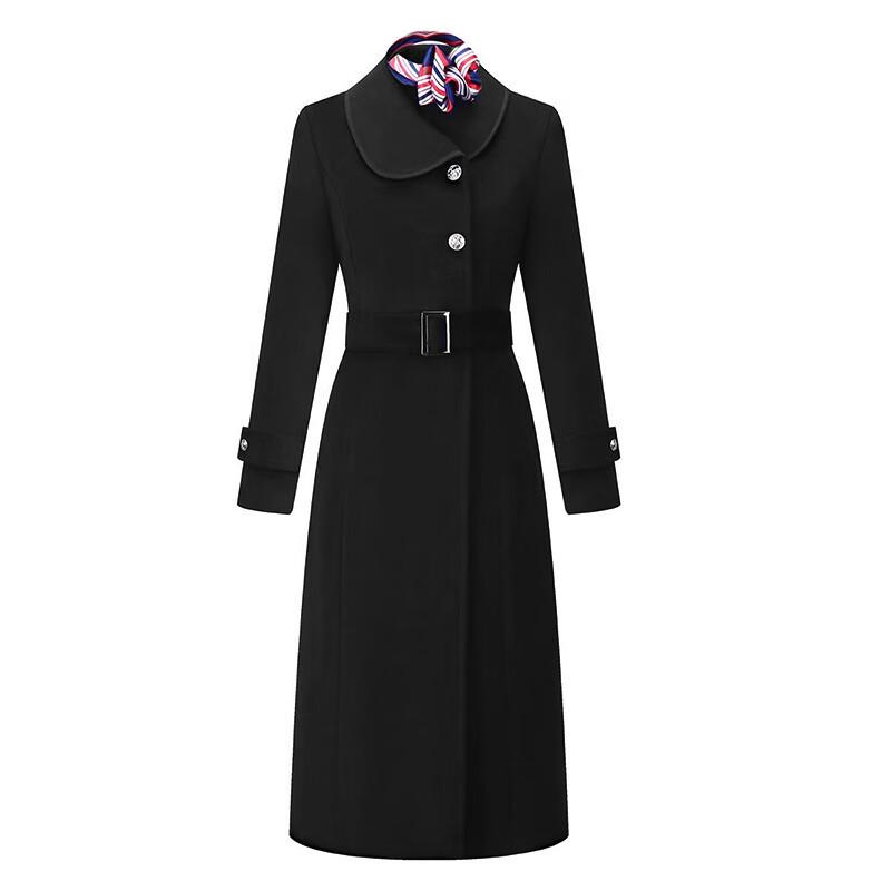 Women s Professional Mid-Length Woolen Overcoat M