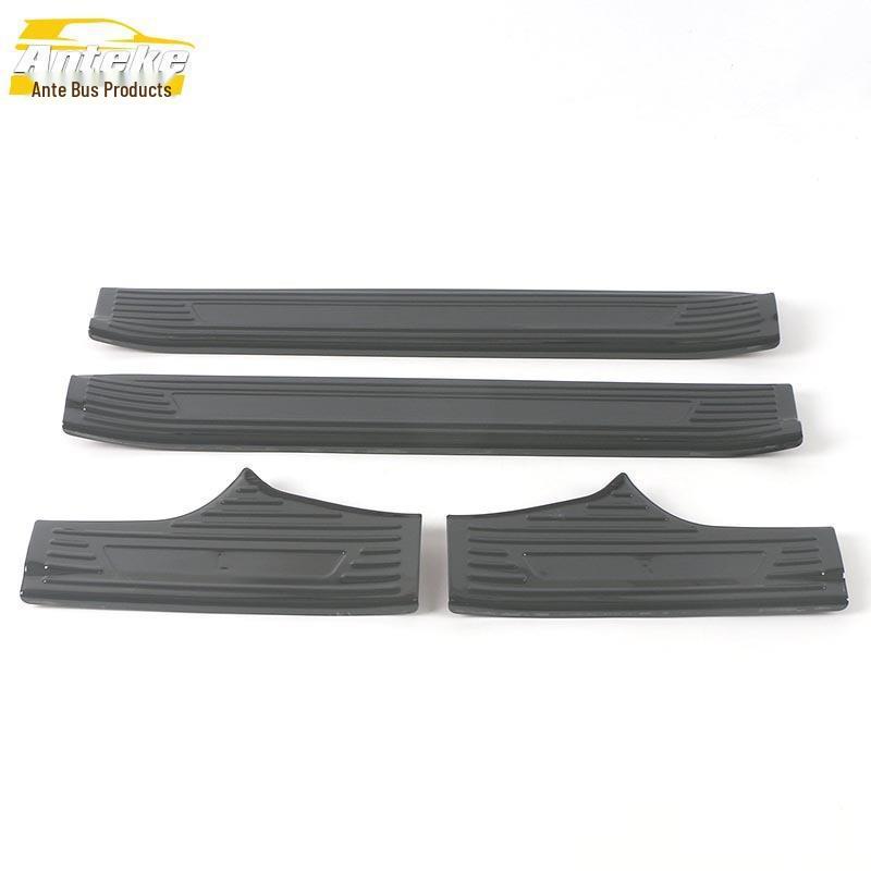 Autocolant decorativ prag ușă Leapmotor T03: Pedală de Bun Venit din Oțel Inoxidabil Bandă Luminoasă pentru 20 de Modele - Accesorii Auto