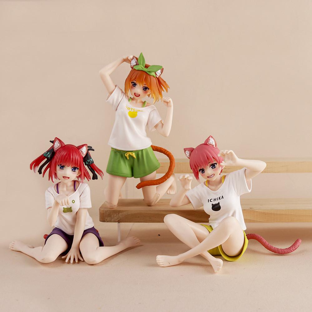 Exquisite Five Equal Parts Bride Home Wear Nino Miku Pvc Figurine For Anime Lovers