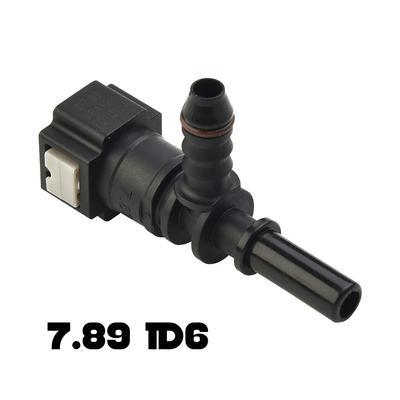 Connettore di Rilascio Femmina Tubo Carburante ID6 Nylon Rapido