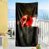 Football Player Celebration Beach Towel Super Soft Microfiber Quickdry Fabric Comfortable Lightweight