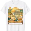 Egyptische sfinx en piramides illustratie farao egyptisch T-shirt