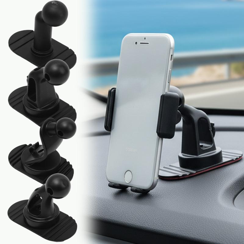 Car Dashboard Phone Holder Base Universal for Auto Cellphone Stand 360 Degree Rotating Base 17mm Ball Head Sticker Base