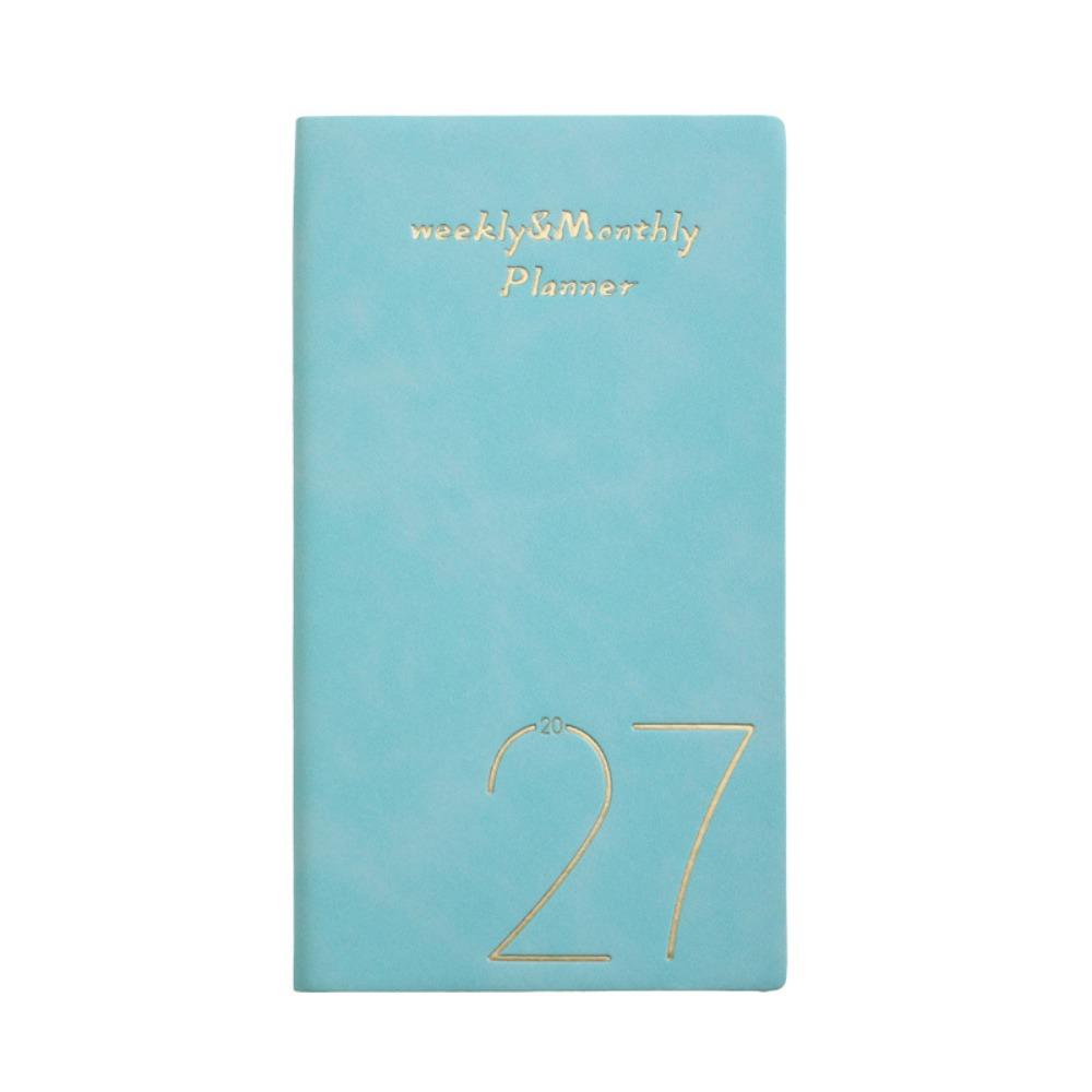 Wear-resistant 2027 Schedule Planner Notepad A6 Office Work Planner Diary Writing Pads  Business