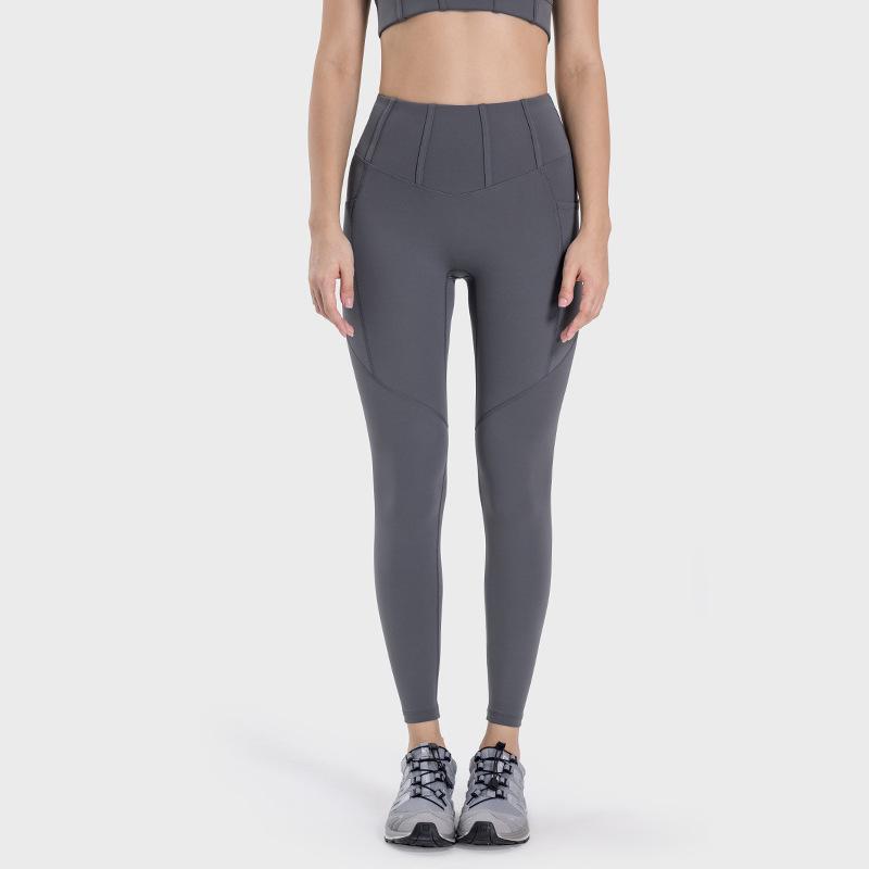 

Новые эластичные штаны для йоги Nude Shaping, утягивающие брюки с высокой талией и персиковыми ягодицами для фитнеса и упражнений с девятью точками 4