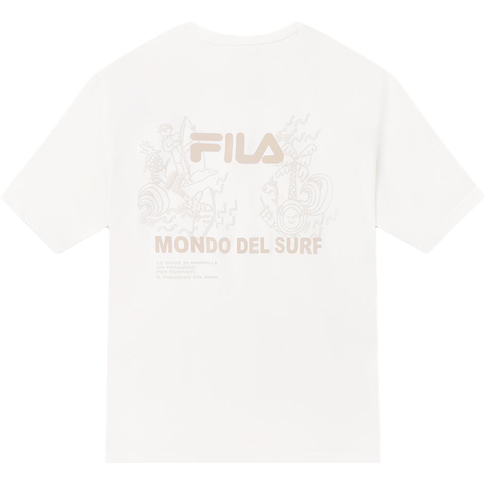 

New FILA T Shirts Unisex Ecru F11U329103F-IV XL