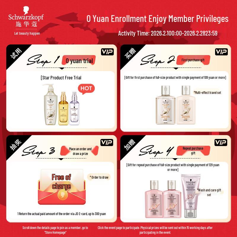 Schwarzkopf Gold Revitalizing Instant Smooth Hair Oil Set
