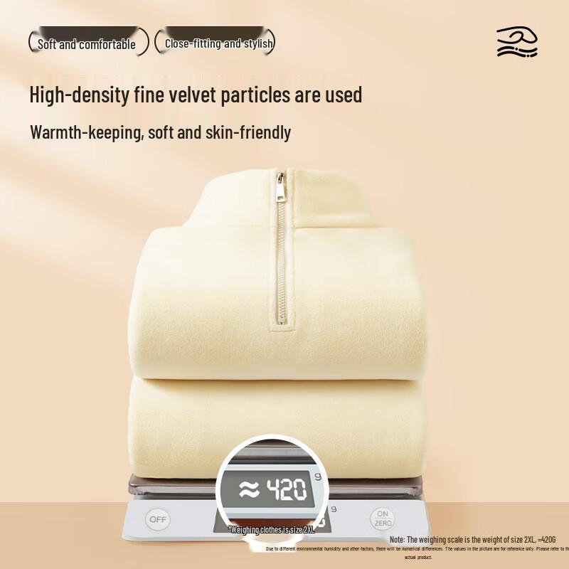 Men's American Half-Zip Fleece Stand Collar Sweatshirt