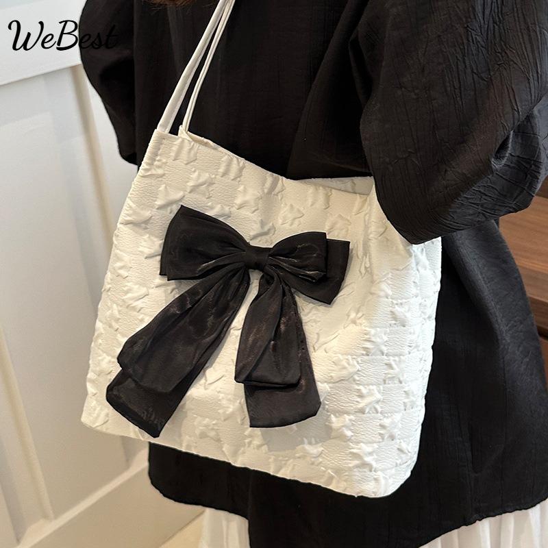 

Korean Style Fashion Bucket and Tote Shoulder Bag чёрный