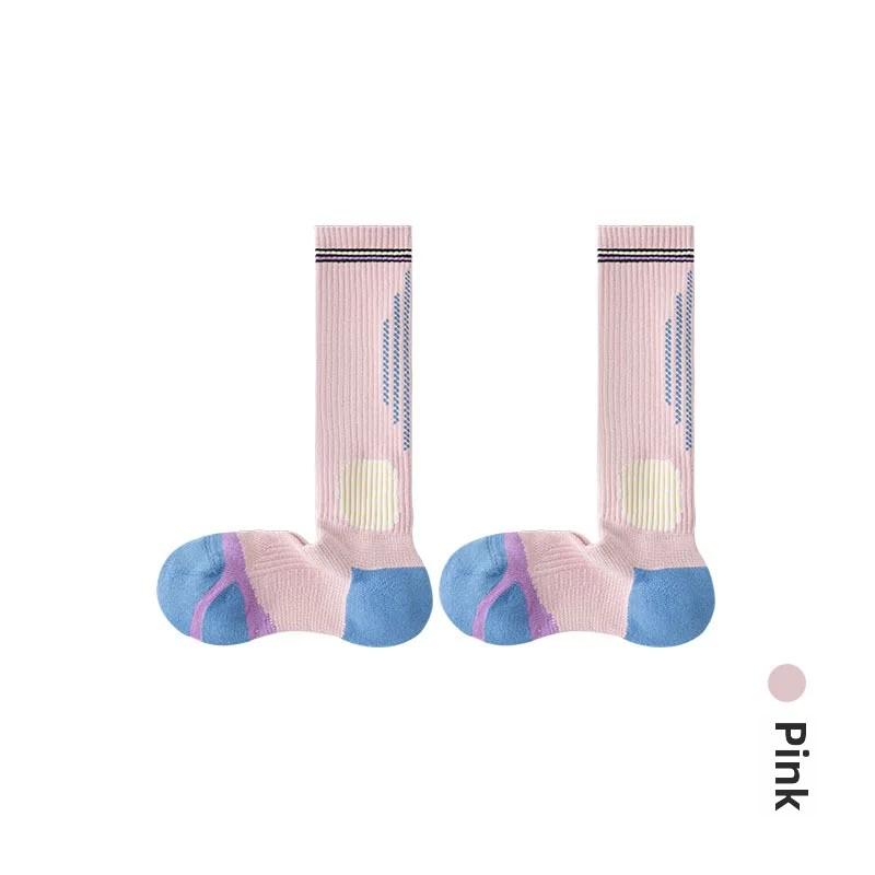 Profesjonalne Skarpety Kompresyjne do Biegania Fitness dla Kobiet Antypoślizgowe Legginsy do Jogi Wyszczuplające Skakanka Sportowe Skarpety Uciskowe Jesień