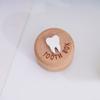 Children's Deciduous Teeth Storage Box Wood Souvenir Organiser Holder Case for Baby Teeth Memories and Infant Growth