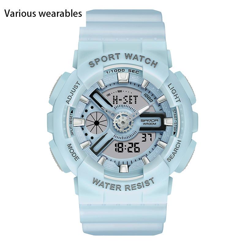 Neue Mode Trendy Jugend männer und frauen Uhren Outdoor Wasserdicht Leuchtende Multifunktions Elektronische Uhr