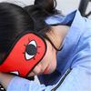 TOUFEIYUAN Eye Mask, Funny, Compatible with Gintama Okita Eye Mask, Eyepatch, Costume Accessory, Red and Black, Lightweight, Light Blocking, Perfect F