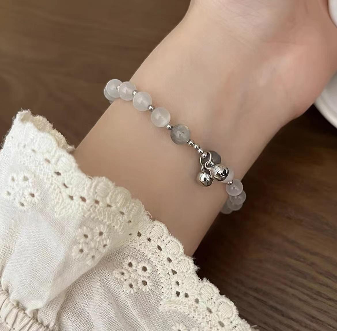 

Изысканный французский браслет с камнем «кошачий глаз» от Bell, роскошная летняя мода для женщин