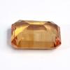 Orange Citrine Natural 10-12 Ct Emerald Cut Stunning Certified Loose Gemstone