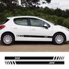 Car Side Line Stickers Tuning Accessories Vinyl Film Decals for Peugeot 206 DIY Auto Sports Decal Graphics Wrap Accessories