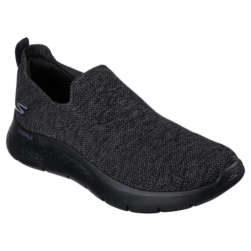 Skechers Go Walk Flex Men Black Low Top Casual Shoes Mesh Fabric Comfortable Versatile 216490-BBK