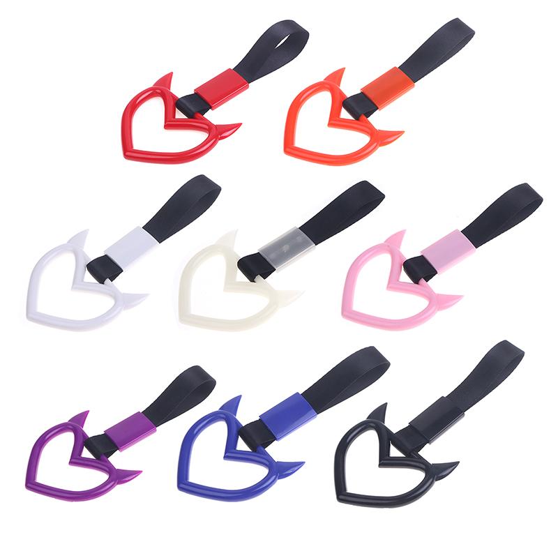 Auto Accessories Glow Ring Devil Heart Train Bus Handle Strap Drift Charm Drift Warning Ring for Car