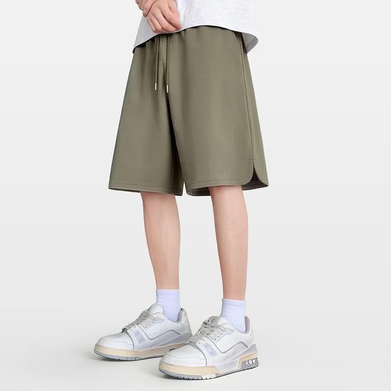 MINISO Men's Knit Running & Casual Shorts