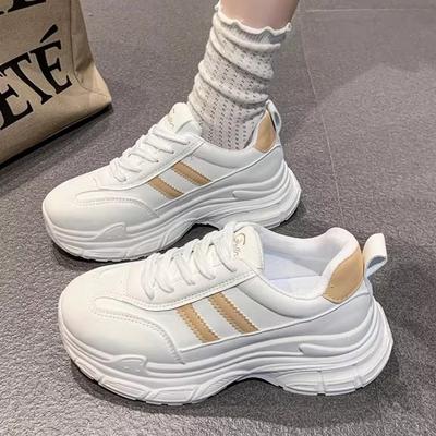 Thick-soled White Shoes Women's Spring Height-increasing Casual Shoes Versatile and Lightweight Sports Shoes