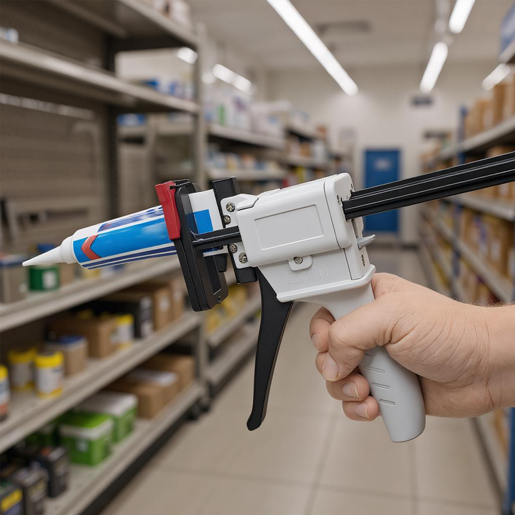 Tube Squeezing Machine Dispenser Glue Gun Universal Manual Glue Gun Extruder Dispensing Gun for Toothpaste Cream Adhesive