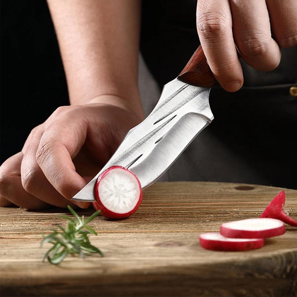 5Cr15Mov Stainless Steel Fruit Butcher Boning Knife Meat Cleaver Knife Hand Forged Kitchen Chef Knife