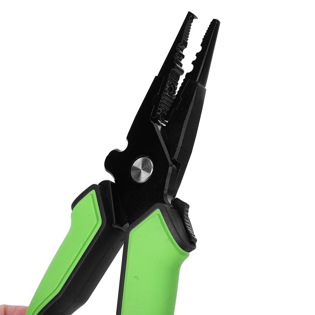 Aluminium Alloy Green Lightweight Fishing Clamp Anti Lost Rope Fish Grip Control Tackle Equipment Accessory with