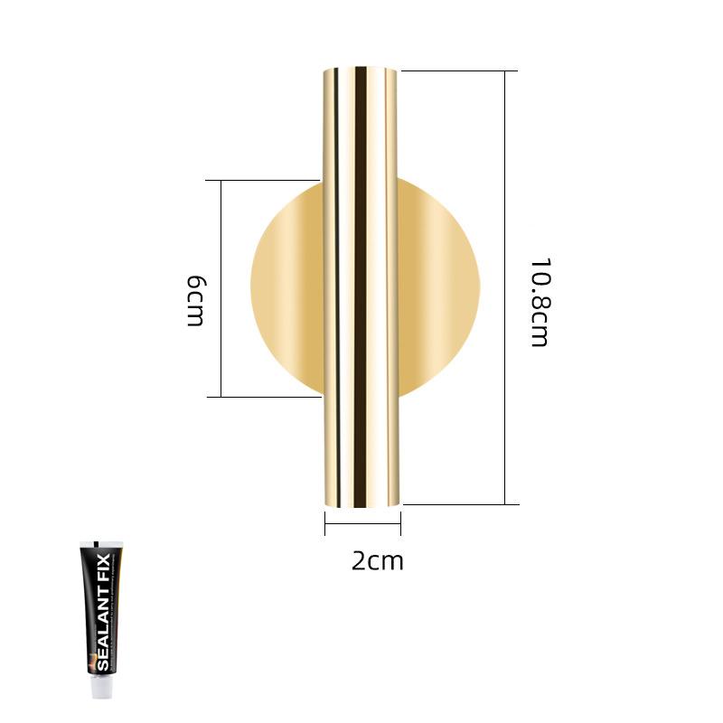 

2 шт., креативная настенная ваза в скандинавском стиле, декоративная композиция из сухоцветов, стойки, домашний орнамент Style 1 золотой