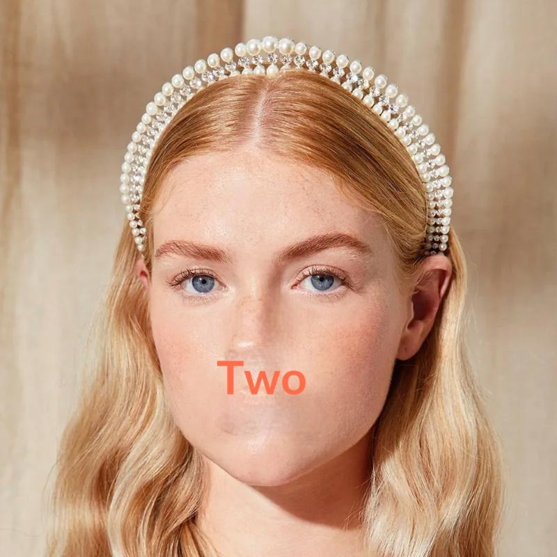 Elegant Pearl Hairband Exquisite Bridal Forehead Jewelry Wedding Hair Chain Headwrap Accessories For Women