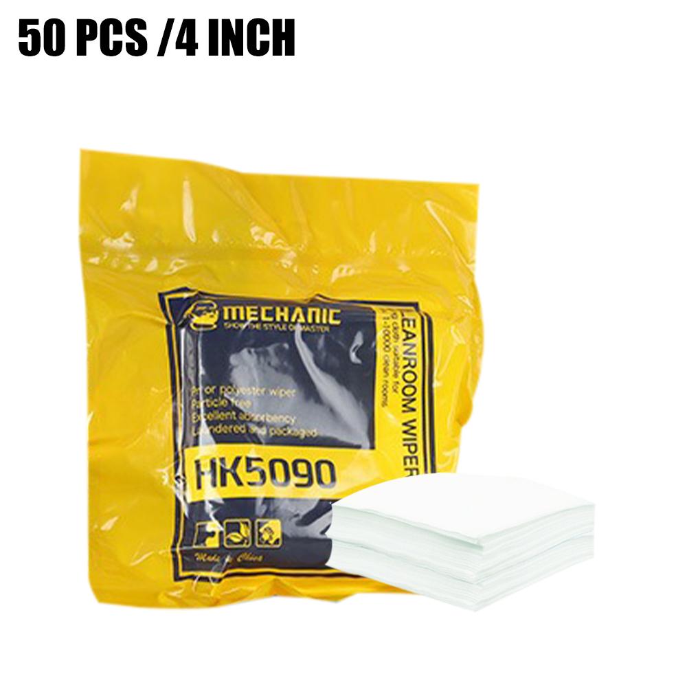 MECHANIC HK5090 Dust-free Wiper Soft Cleanroom Anti-static Cloth Soft LCD Screen Microfiber Wipe Fabric Clean Phone Repair
