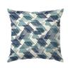 1,4 Pcs Blue Green Bohemian Style Single-Sided Printed Pillowcase Cushion Cover,Suitable For Living Room,Bedroom,Car Decoration