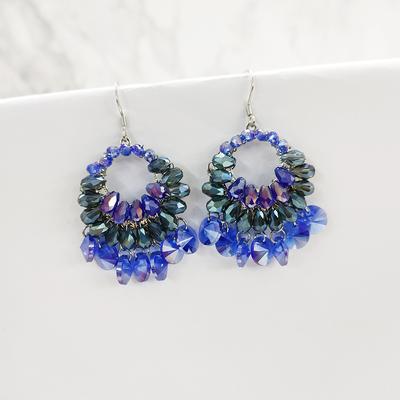 Orecchini Bohemien Retrò Esagerati Orecchini con Frange e Perline Fatti a Mano Stile Vacanza Orecchini Stile Etnico Donna
