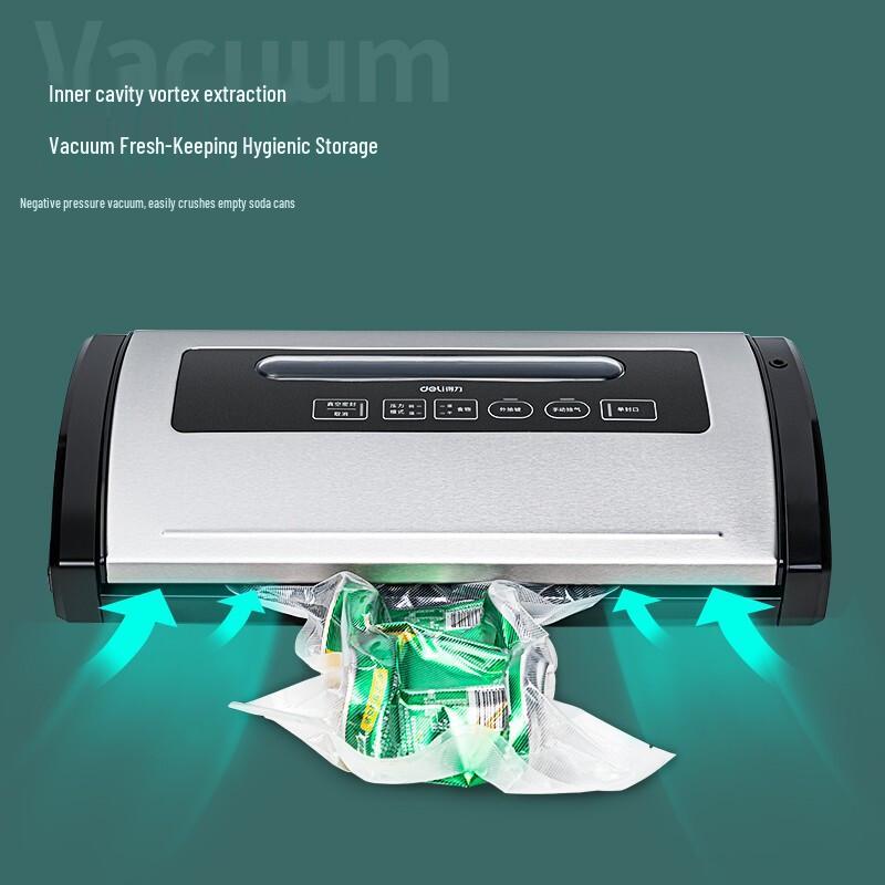 Deli Automatic Vacuum Sealer & Food Packaging Machine CN plug (adapter included)