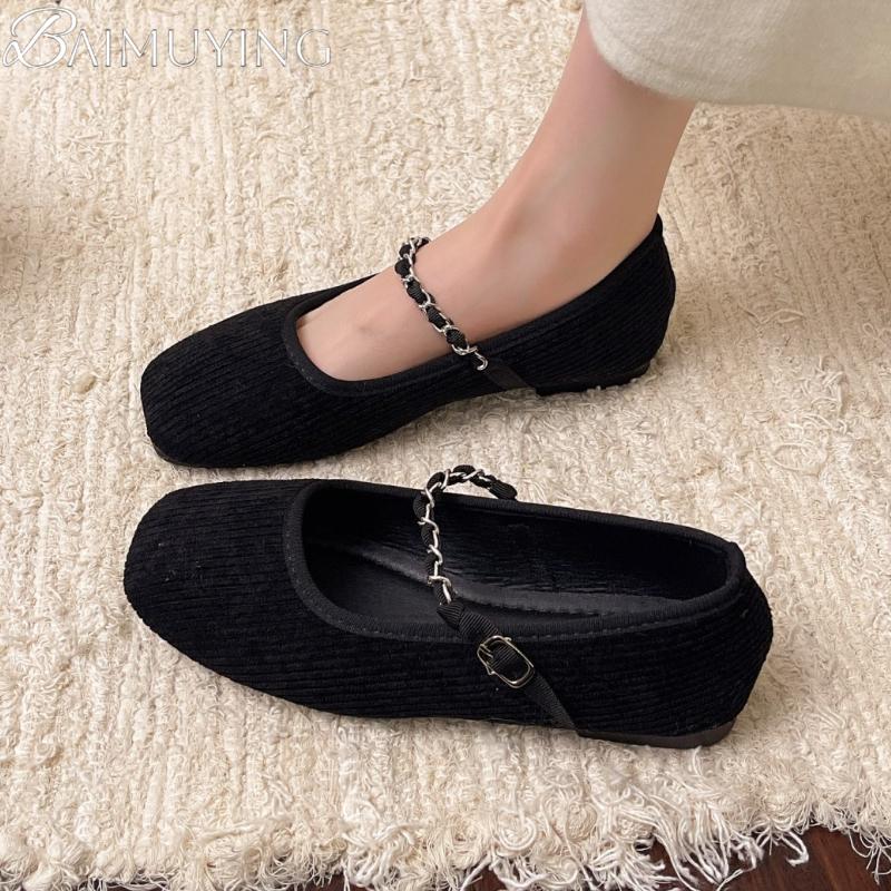 Women Square Toe Flats Loafers Shoes Casual New Summer Sandals 2025 Sport Woman Sneakers Walking Elegant Shallow Zapatos