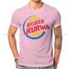 Bober Beaver Inspired Burger King Tshirt Classic Grunge Unisexs Tees Tops Loose Cotton Oneck T Shirt