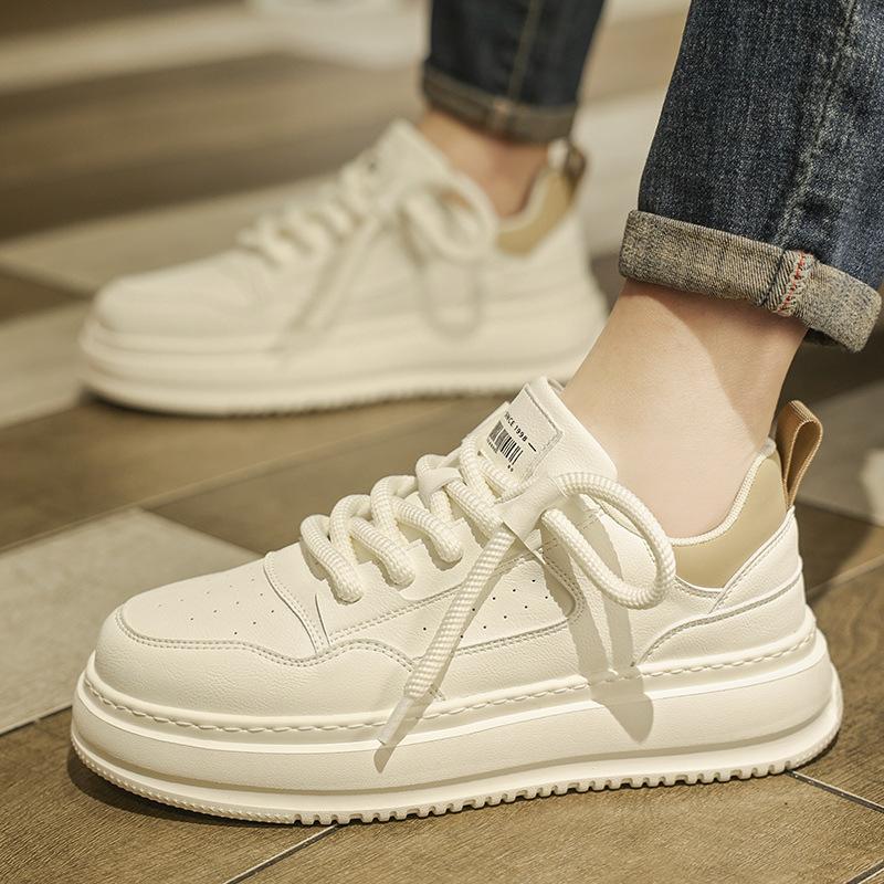 Black and white panda bread shoes platform men's shoes 2025 new breathable little white shoes versatile sports and leisure board shoes trendy shoes