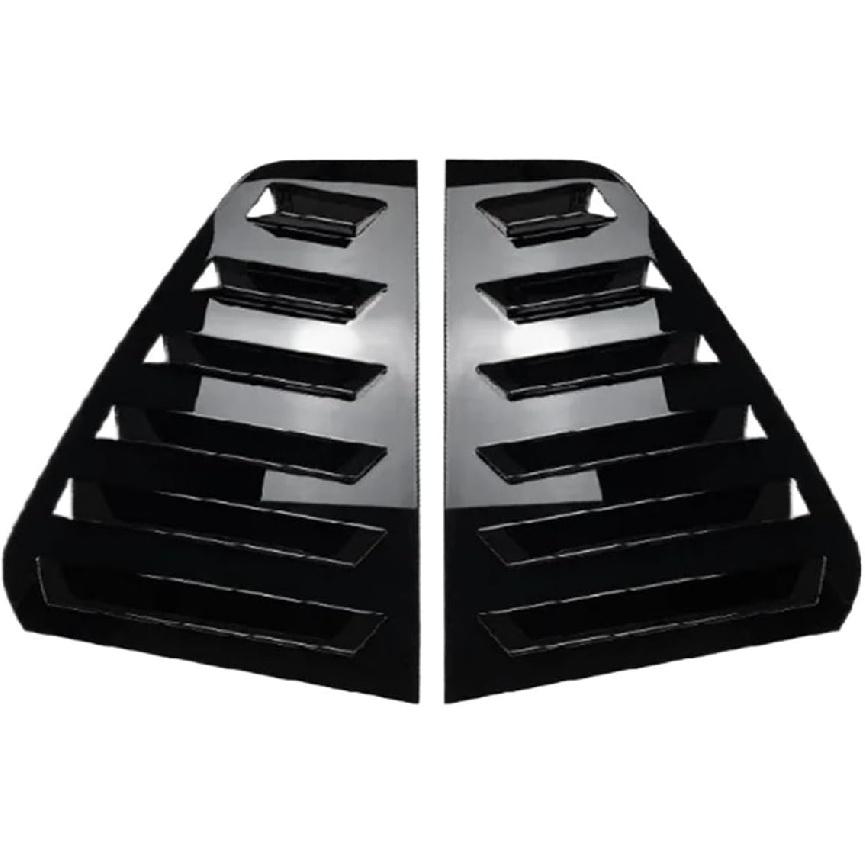 

Compatible with VW Accessories Golf 6 MK6 GTI R GTD 2008-2012 Rear Side Window Louvers Air Vent Scoop Shades Sticker Car Accessories(Carbon Look) чёрный