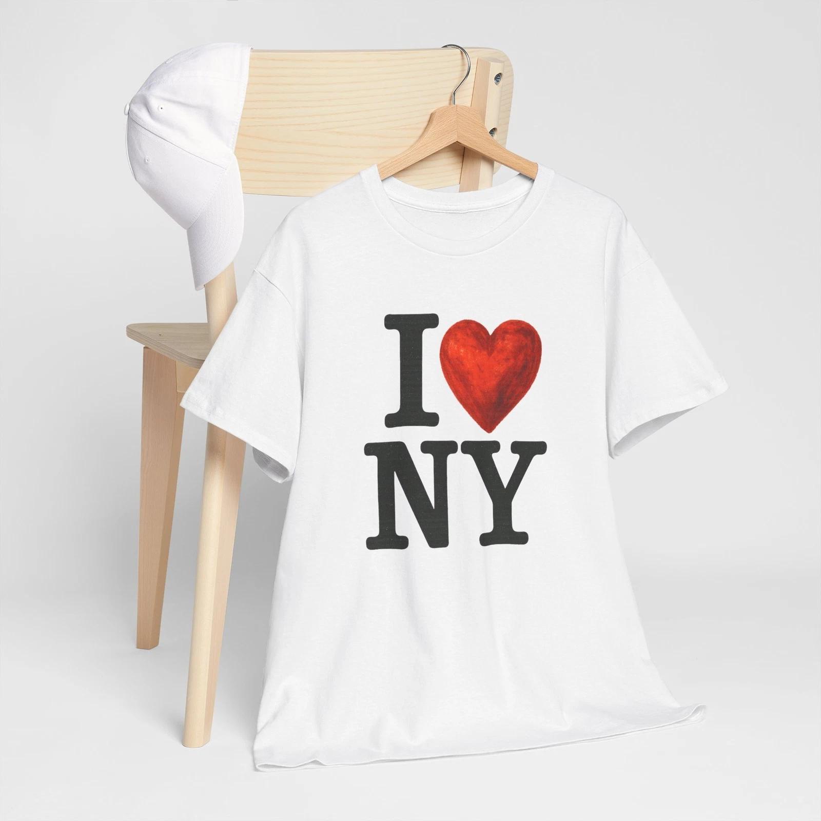 I Love NY Unisex Heavy Cotton Tee | Perfect for Tourists, City Lovers, Travel 3XL