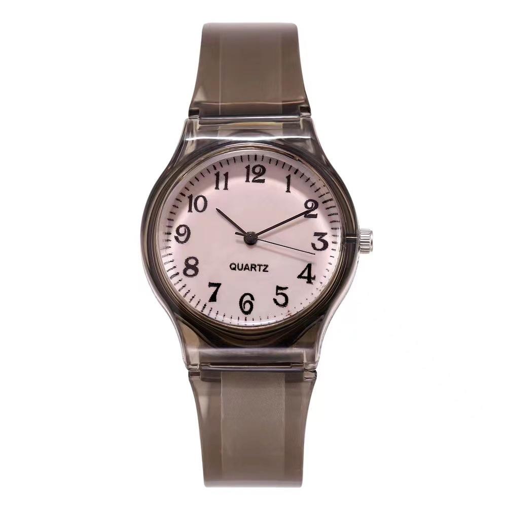 Fashion Watches Unisex Creative Transparent Rubber Clear Watches Student Watch