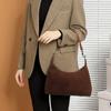 Frosted Texture Underarm Bag Vintage Genuine Leather Commuter Women's Bag 2025 New Single Shoulder Tote Bag Versatile Casual Women's Bag